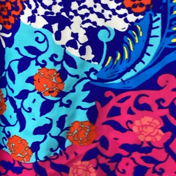 JMS JUST MY SIZE WOMENS SWIM TOP SIZE 22W ROYAL BLUE FLORAL PRINT UNDERWIRE - Picture 3 of 11